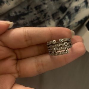 Pandora Shimmering Ocean Ring